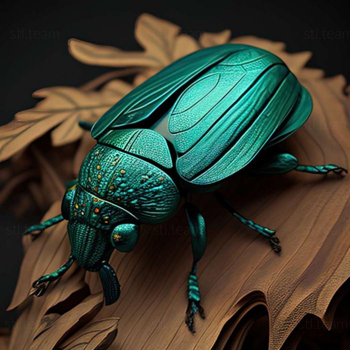 3D model Chrysina limbata (STL)